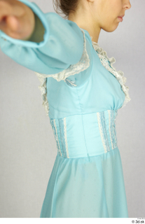 Photos Woman in Historical Dress 111 19th century blue dress…